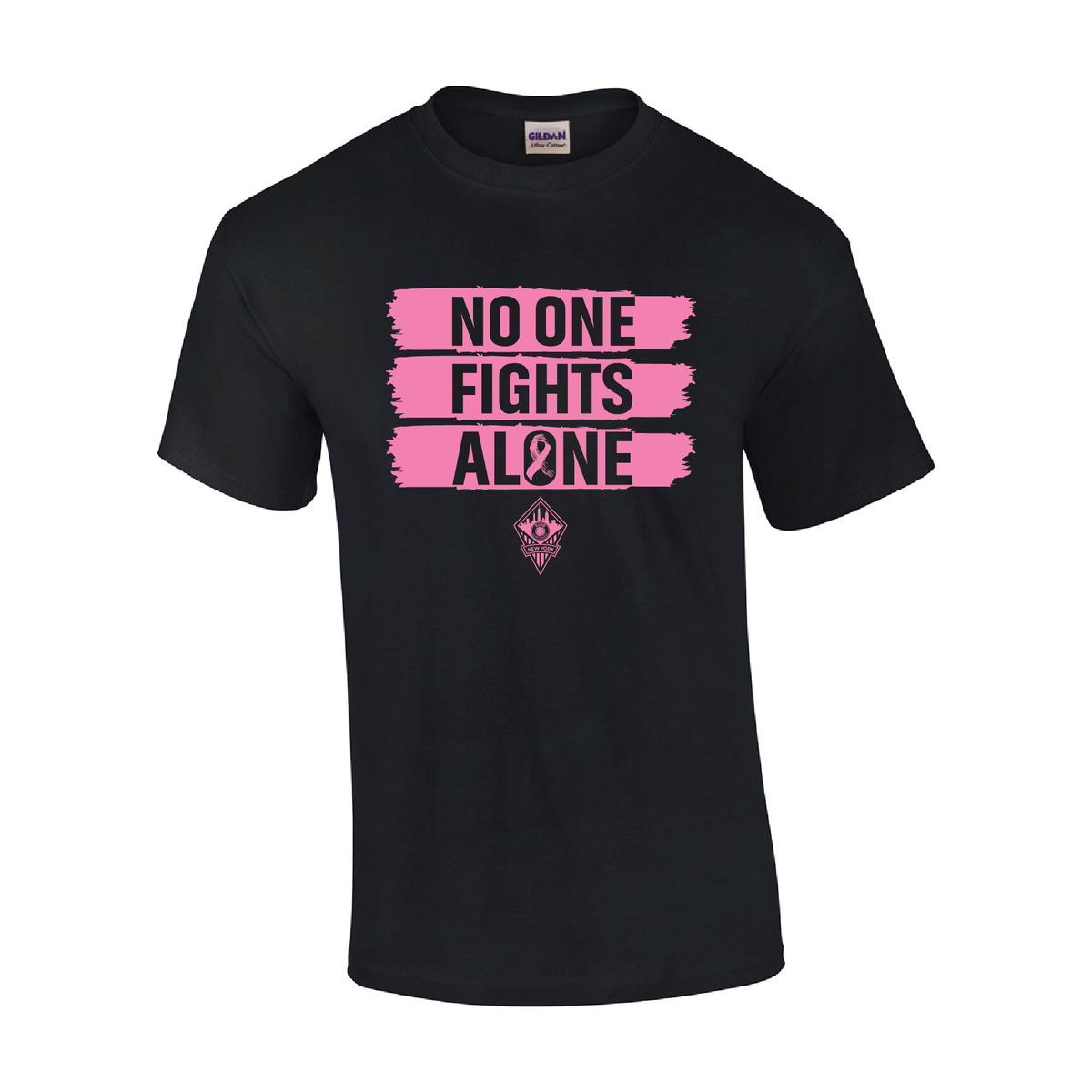 FA Euro New York FAN Awareness No One Fights Alone SS TShirt Black