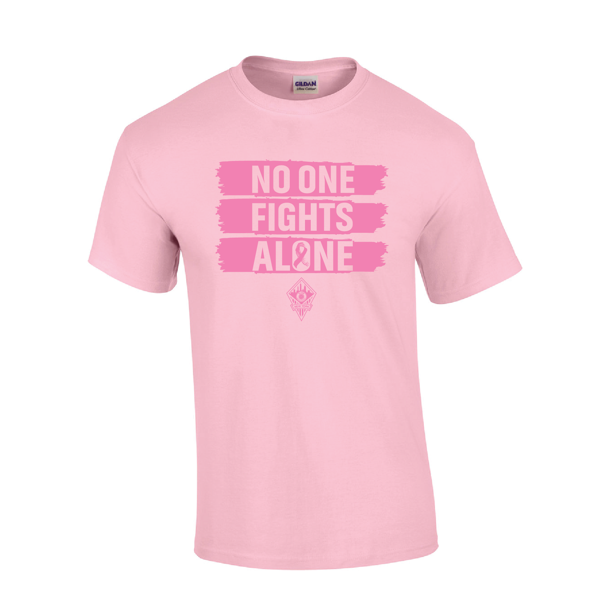 FA Euro New York FAN Awareness No One Fights Alone SS TShirtPink