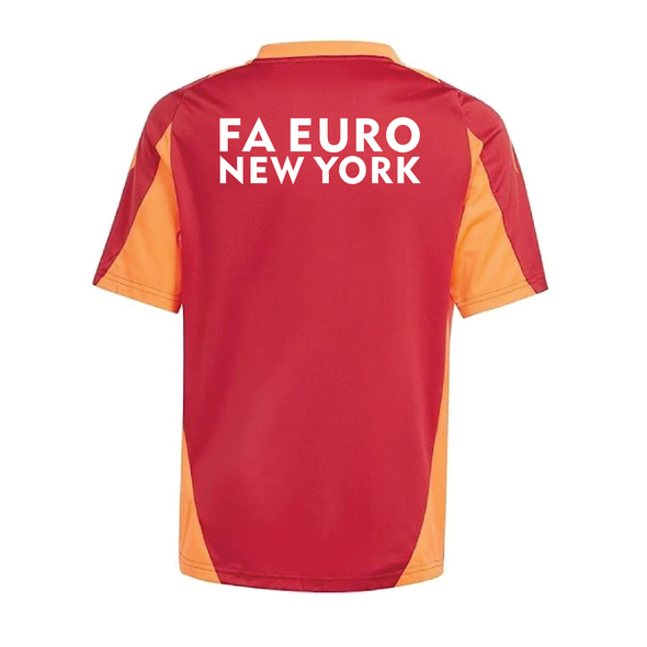 FA Euro New York MLS Next adidas Tiro 24 Comp Training Jersey Red