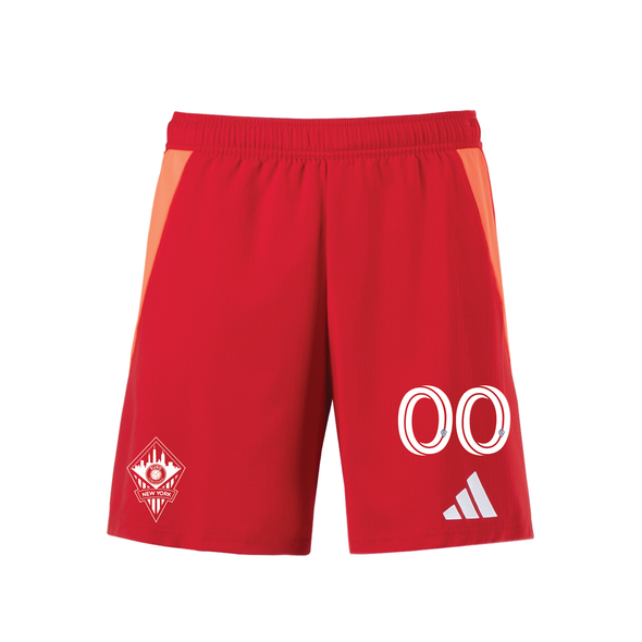 FA Euro New York MLS Next adidas Tiro 24 Comp Training Shorts Red