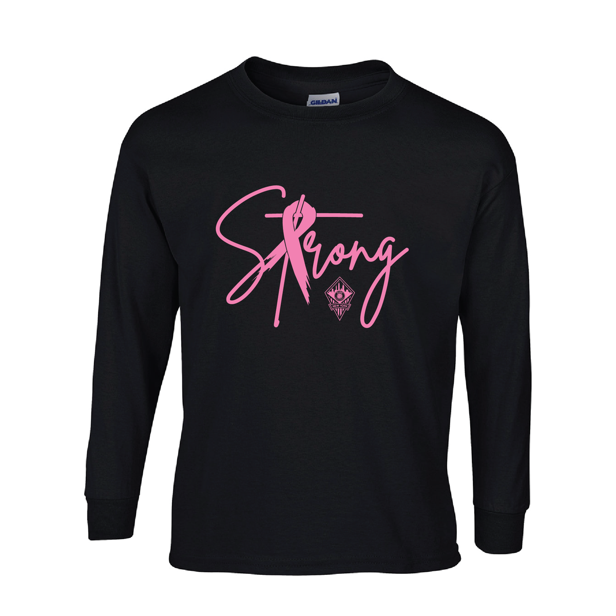 FA Euro New York FAN Awareness Strong LS TShirt Black Soccer Zone USA