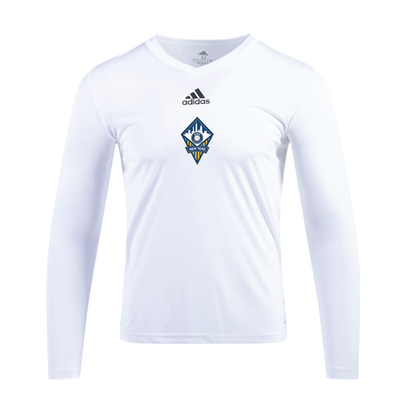 FA Euro New York adidas Base Compression Tee White