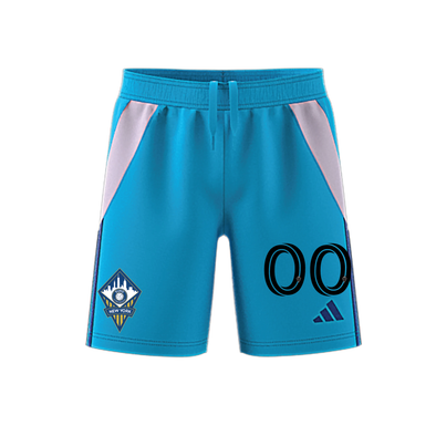 FA Euro New York adidas Tiro 24 Goalkeeper Short Light Blue