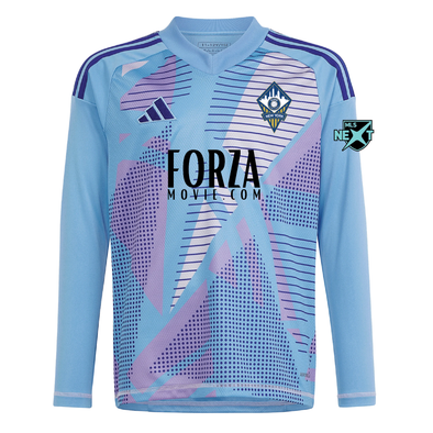 FA Euro New York MLS Next adidas Tiro 24 LS Goalkeeper Jersey Light Blue