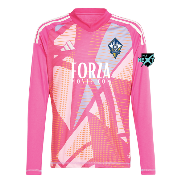 FA Euro New York MLS Next adidas Tiro 24 Comp LS Goalkeeper Jersey Pink