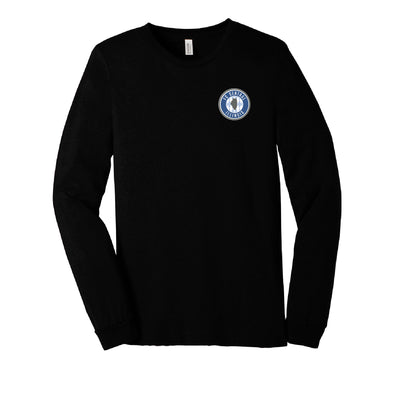 FCCI Bella + Canvas Long Sleeve Triblend T-Shirt Black.