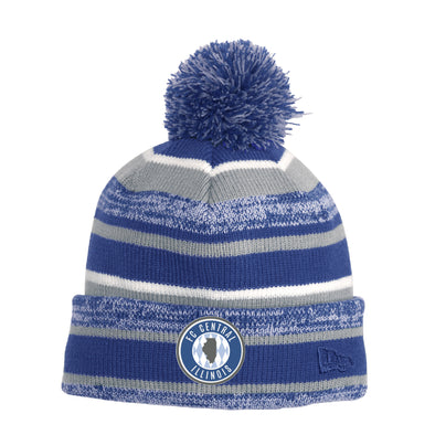 FCCI New Era Sideline Bobble Beanie Royal.