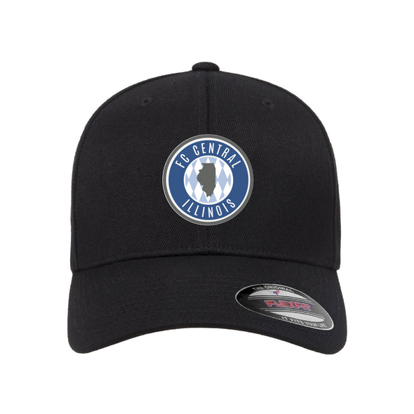 FCCI Flexfit Wool Blend Fitted Cap Black