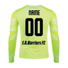 Fall River Warriors FC Nike Park IV LS Goalkeeper Jersey Volt