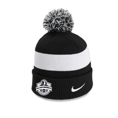 Fall River Warriors FC Nike Authentic Pom Beanie Black/White