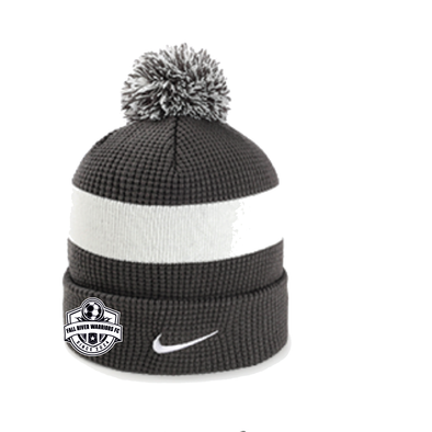 Fall River Warriors FC Nike Authentic Pom Beanie Anthracite/White