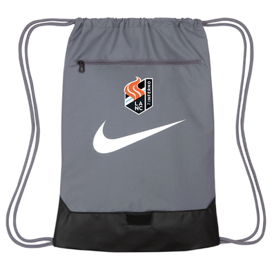 Lancaster Inferno Nike Brasilia String Bag Grey