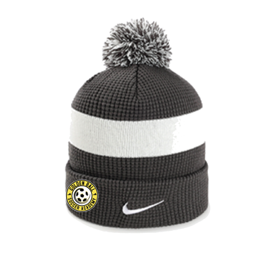 Golden Ball Nike Authentic Pom Beanie Anthracite/White