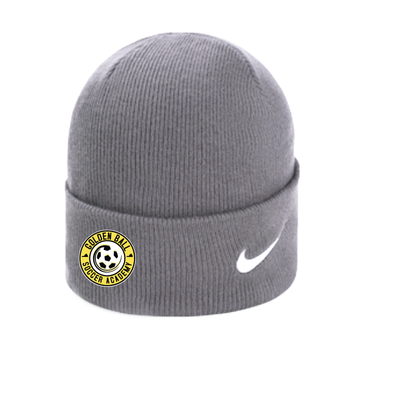 Golden Ball Nike Knit Cuff Beanie Grey