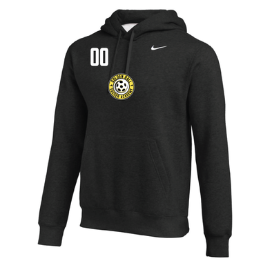 Golden Ball Nike Club Hoodie Black