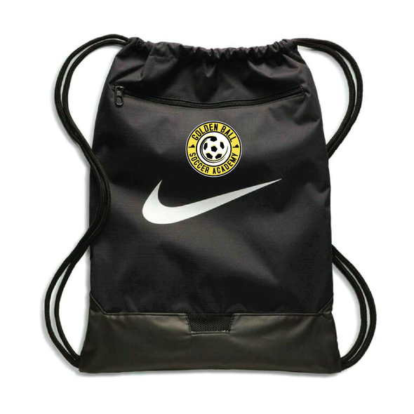 Golden Ball Nike Brasilia String Bag Black