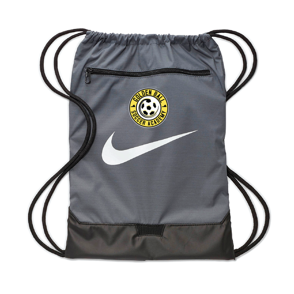 Golden Ball Nike Brasilia String Bag Grey