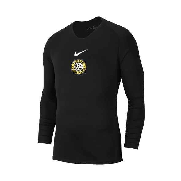 Golden Ball Nike Park LS First Layer Compression Black