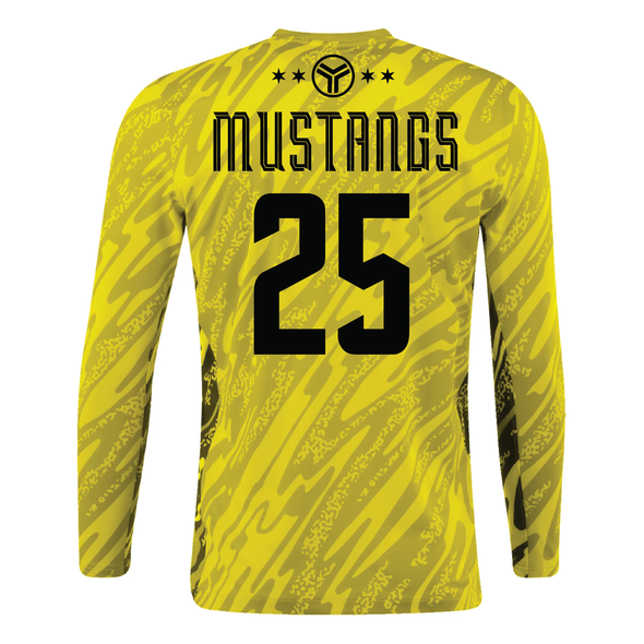 Grand FC Mustangs Nike Gardien V Goalkeeper Jersey Gold