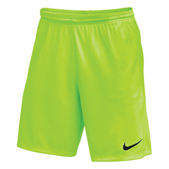 PSG Academy Fort Lauderdale Nike Park III Goal Keeper Short - Volt