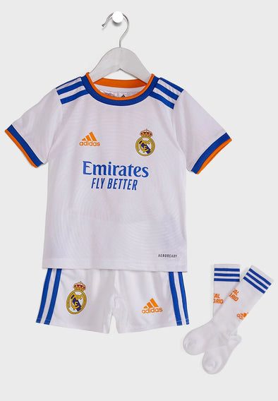 adidas 2021-22 Real Madrid Home Mini Kit
