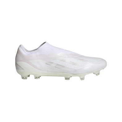 adidas X CrazyFast.1 Laceless FG Firm Ground Soccer Cleat - Cloud White / Cloud White