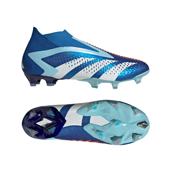 adidas Predator Accuracy+ FG Firm Ground Soccer Cleat Core -Bright Royal / Cloud White / Bliss Blue