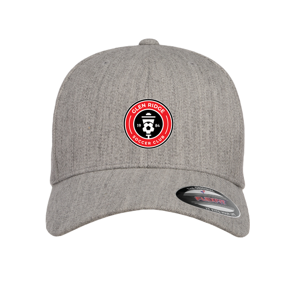 Glen Ridge SC Flexfit Wool Blend Fitted Cap Heather Grey