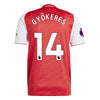 Kid's Replica adidas Gyokeres Arsenal Home Jersey 25/26