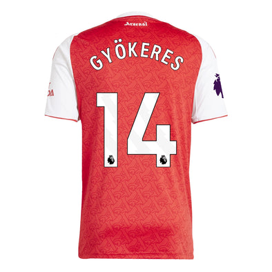 Men's Replica adidas Gyokeres Arsenal Home Jersey 25/26