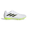 adidas Copa Pure.3 FG Soccer Cleats - Cloud White/ Core Black/ Lucid Lemon