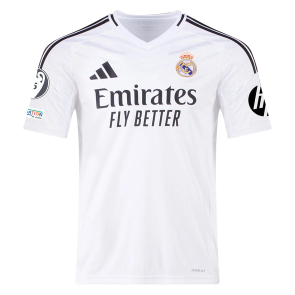 Men's Replica adidas Endrick Real Madrid Home Jersey 24/25