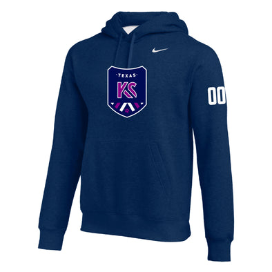 Kaptiva Sports Academy TX FAN Nike Club Hoodie Navy