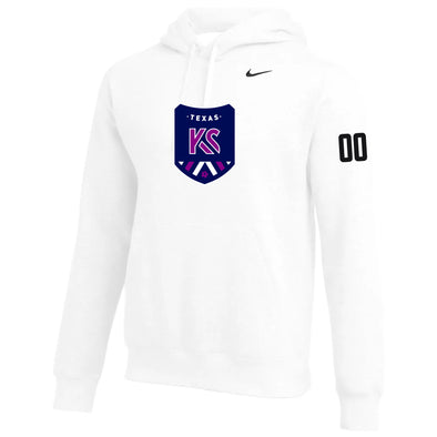 Kaptiva Sports Academy TX FAN Nike Club Hoodie White