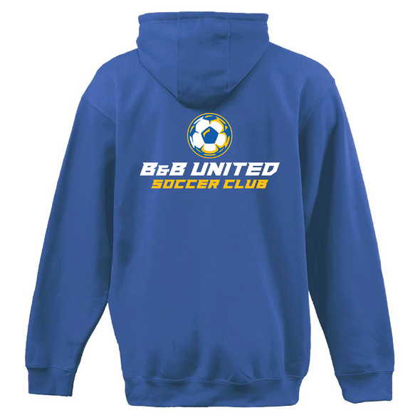 B & B United Soccer Club Pennant Super 10 Hoodie Royal