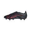 adidas Predator League FT FG Firm Ground Soccer Cleat -Core Black/Grey Four/Lucid Red