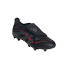 adidas Predator League FT FG Firm Ground Soccer Cleat -Core Black/Grey Four/Lucid Red