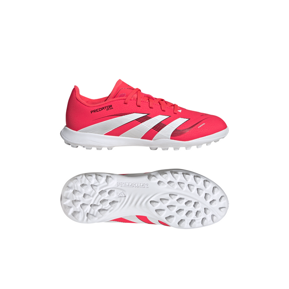 adidas Predator League TF Junior Turf Soccer Cleat -Lucid Red / Cloud White / Core Black