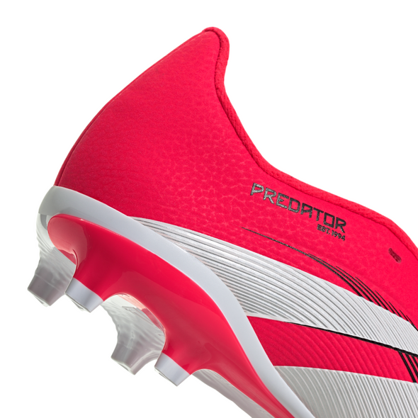 adidas Predator League FT FG Junior Firm Ground Soccer Cleat -Lucid Red/Cloud White /Core Black