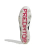 adidas Predator Elite Laceless FG Firm Ground Soccer Cleat - Off White/ Core Black/ Pure Ruby