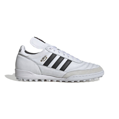 Adidas Mundial Team TF Turf Soccer Shoe-Cloud White / Core Black / Gold Metallic