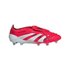 adidas Predator Elite Fold Tounge FG Firm Ground Soccer Cleat - Lucid Red / Cloud White / Core Black