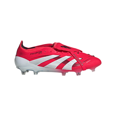 adidas Predator Elite Fold Tounge FG Firm Ground Soccer Cleat - Lucid Red / Cloud White / Core Black