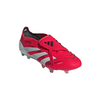 adidas Predator Elite Fold Tounge FG Firm Ground Soccer Cleat - Lucid Red / Cloud White / Core Black