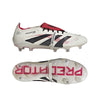 adidas Predator Elite FT FG Firm Ground Soccer Cleat - Off White/ Core Black/ Pure Ruby