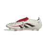 adidas Predator Elite FT FG Firm Ground Soccer Cleat - Off White/ Core Black/ Pure Ruby