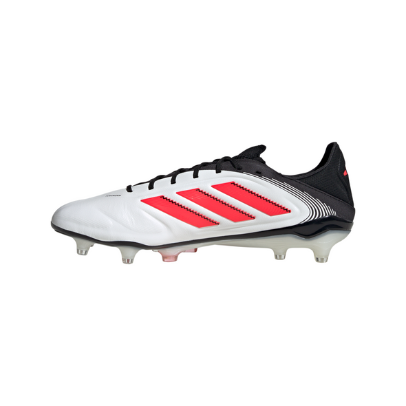 adidas Copa Pure 3 Elite FG Firm Ground Soccer Cleat -Cloud White / Lucid Red / Core Black