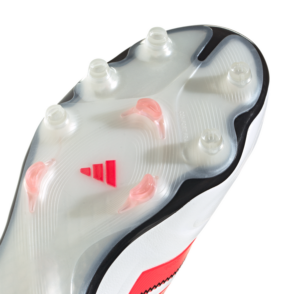 adidas Copa Pure 3 Elite FG Firm Ground Soccer Cleat -Cloud White / Lucid Red / Core Black