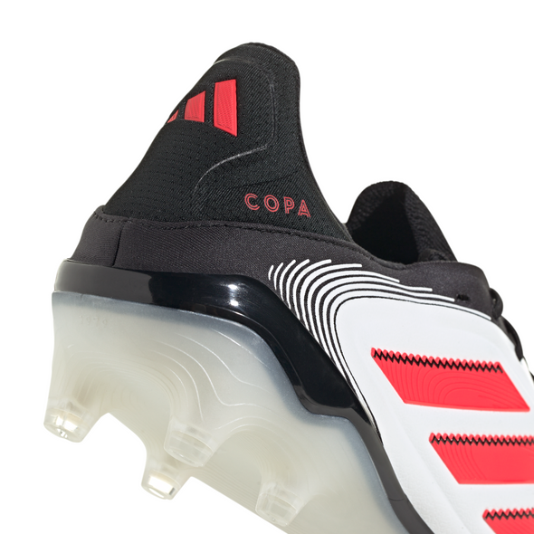 adidas Copa Pure 3 Elite FG Firm Ground Soccer Cleat -Cloud White / Lucid Red / Core Black