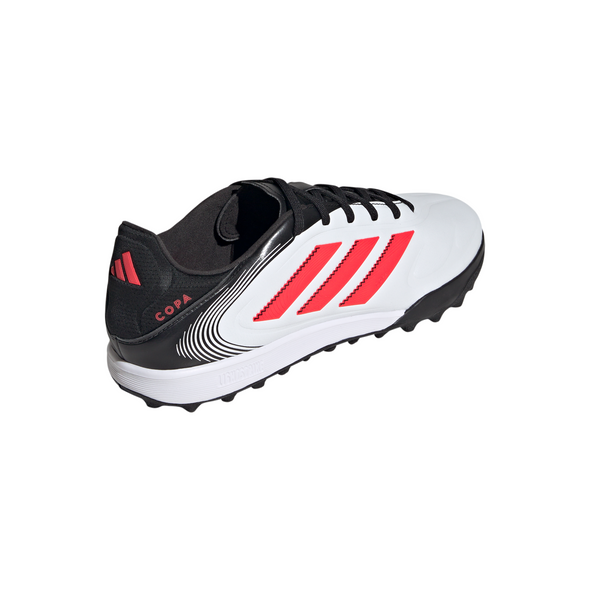 adidas Copa Pure 3 League TF Turf Soccer Cleat -Cloud White / Lucid Red / Core Black